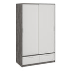 Line Wardrobe with 2 Doors 2 Drawers