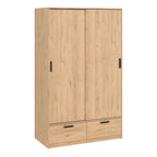 Line Wardrobe with 2 Doors 2 Drawers