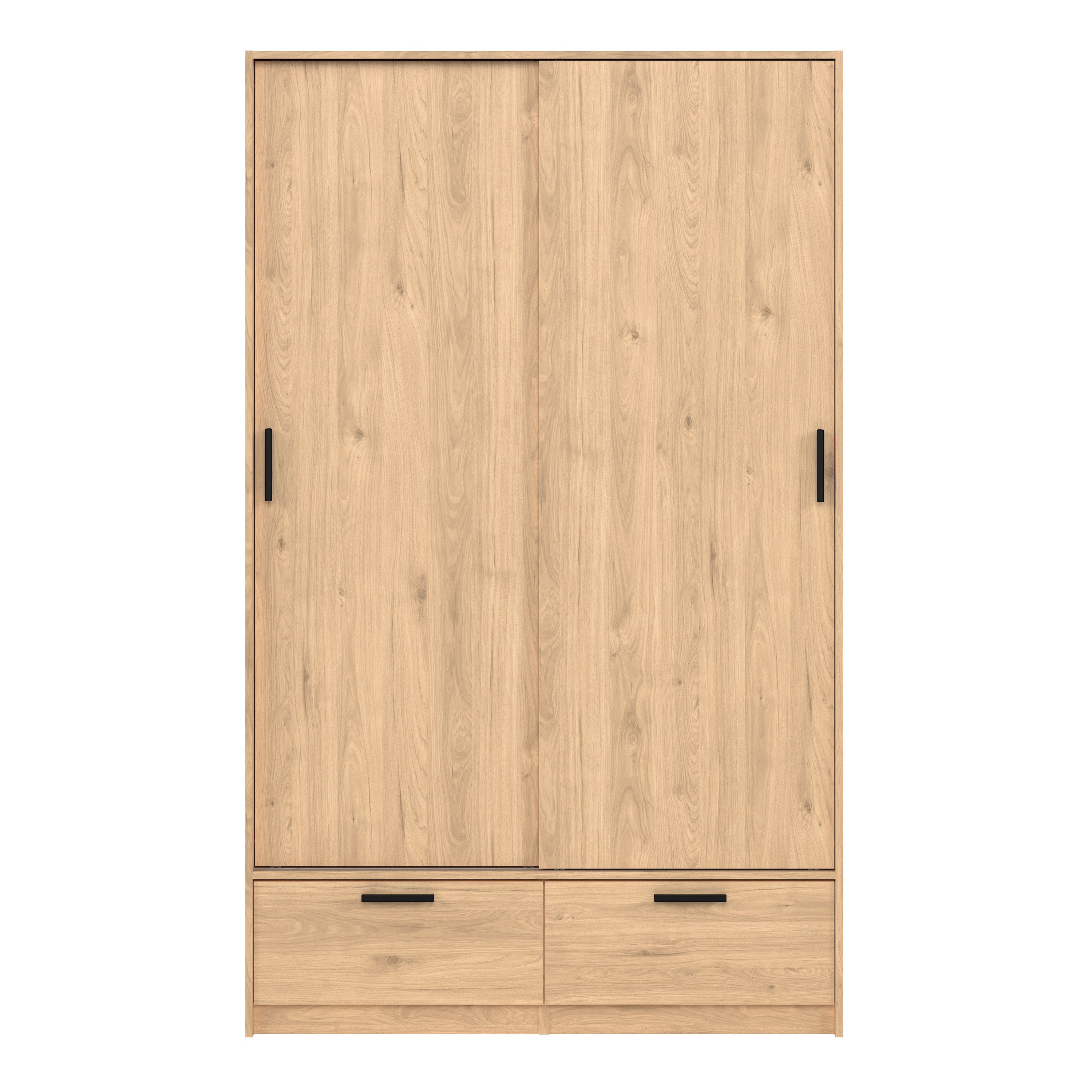 Line Wardrobe with 2 Doors 2 Drawers