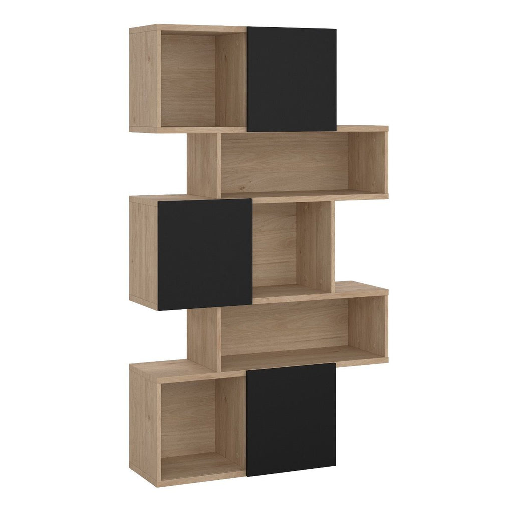 Maze Asymmetrical Bookcase with 3 Doors