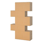 Maze Asymmetrical Bookcase with 3 Doors