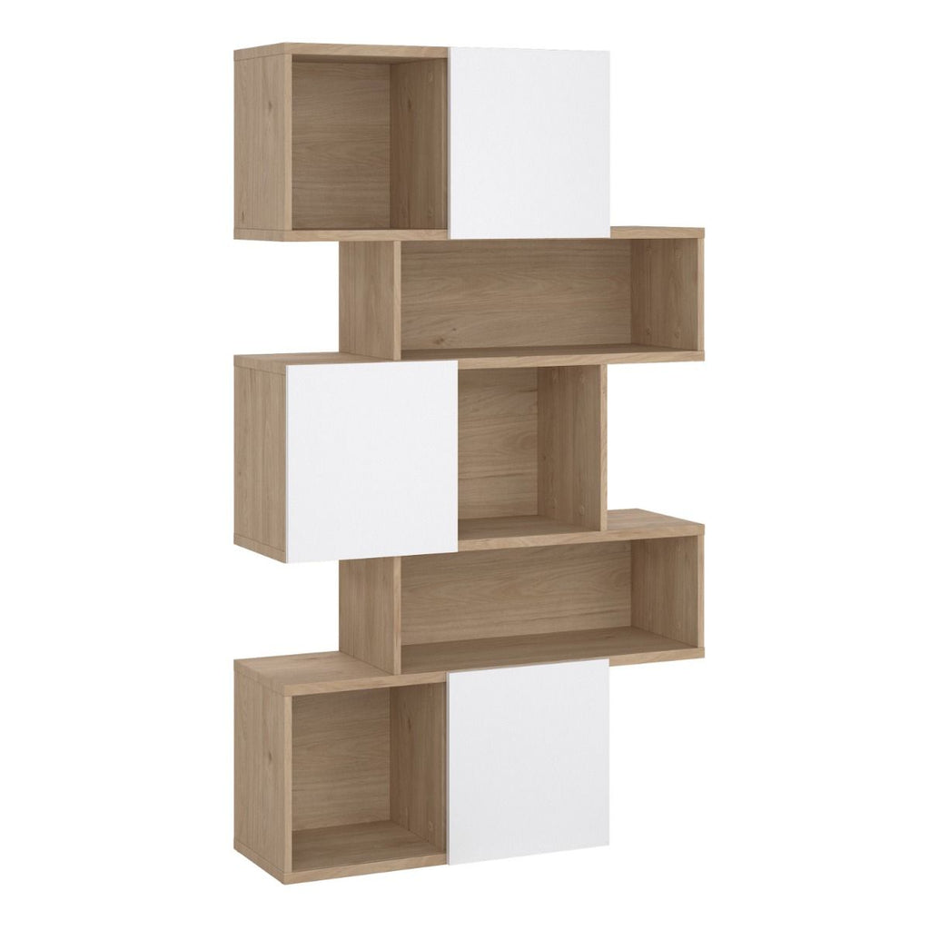 Maze Asymmetrical Bookcase with 3 Doors