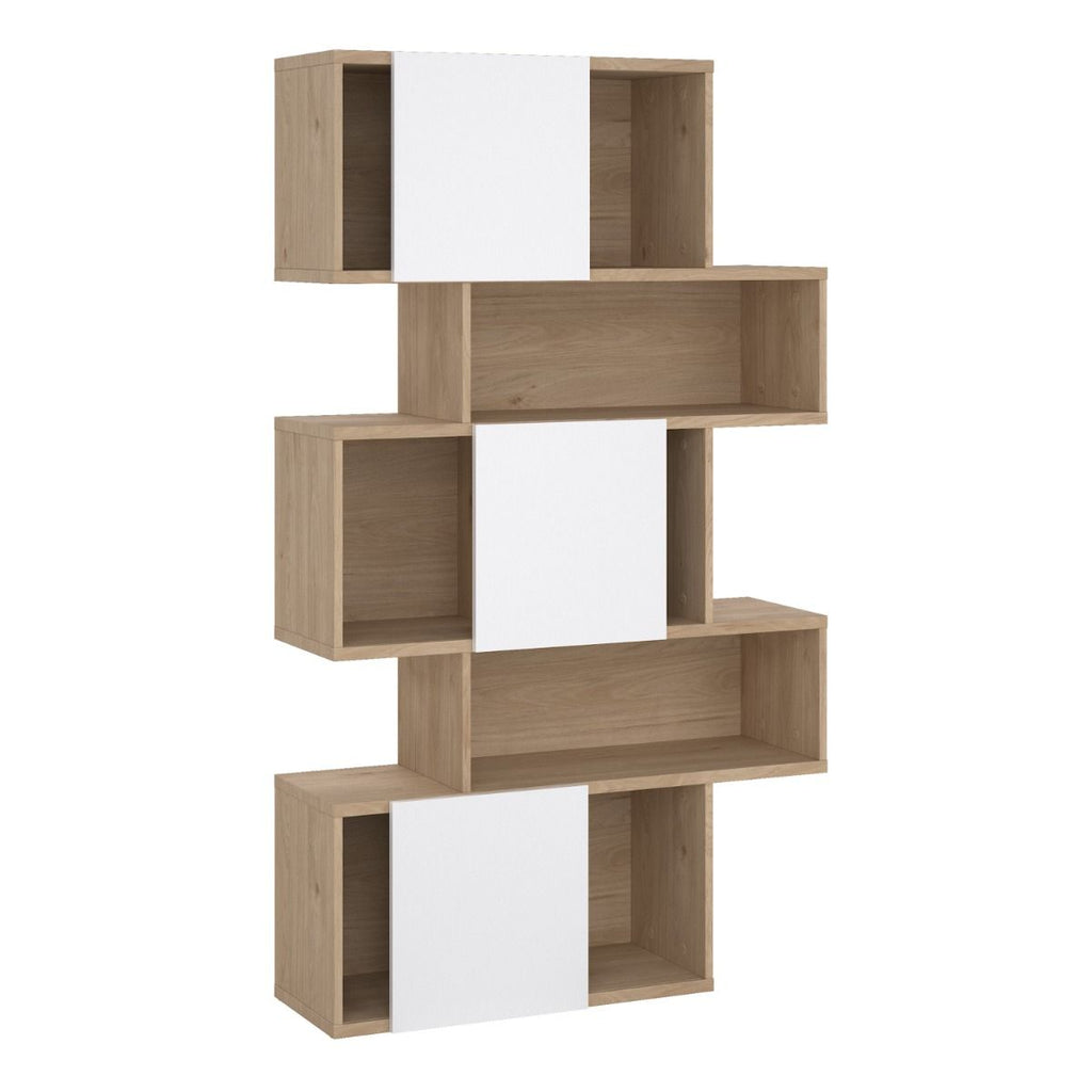 Maze Asymmetrical Bookcase with 3 Doors