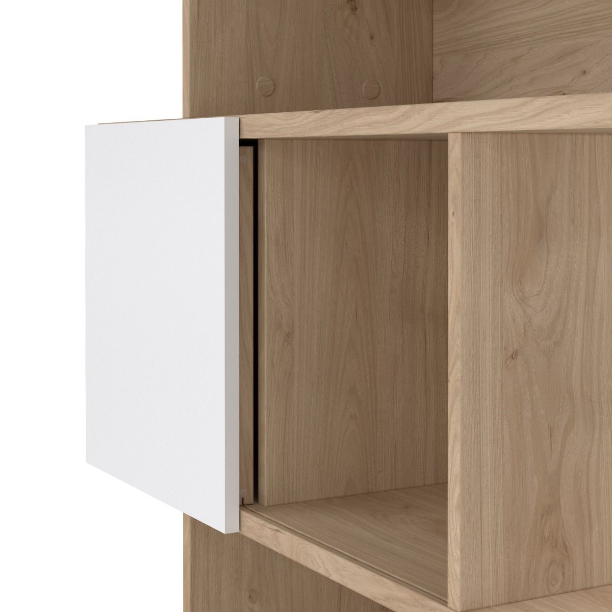 Maze Asymmetrical Bookcase with 3 Doors