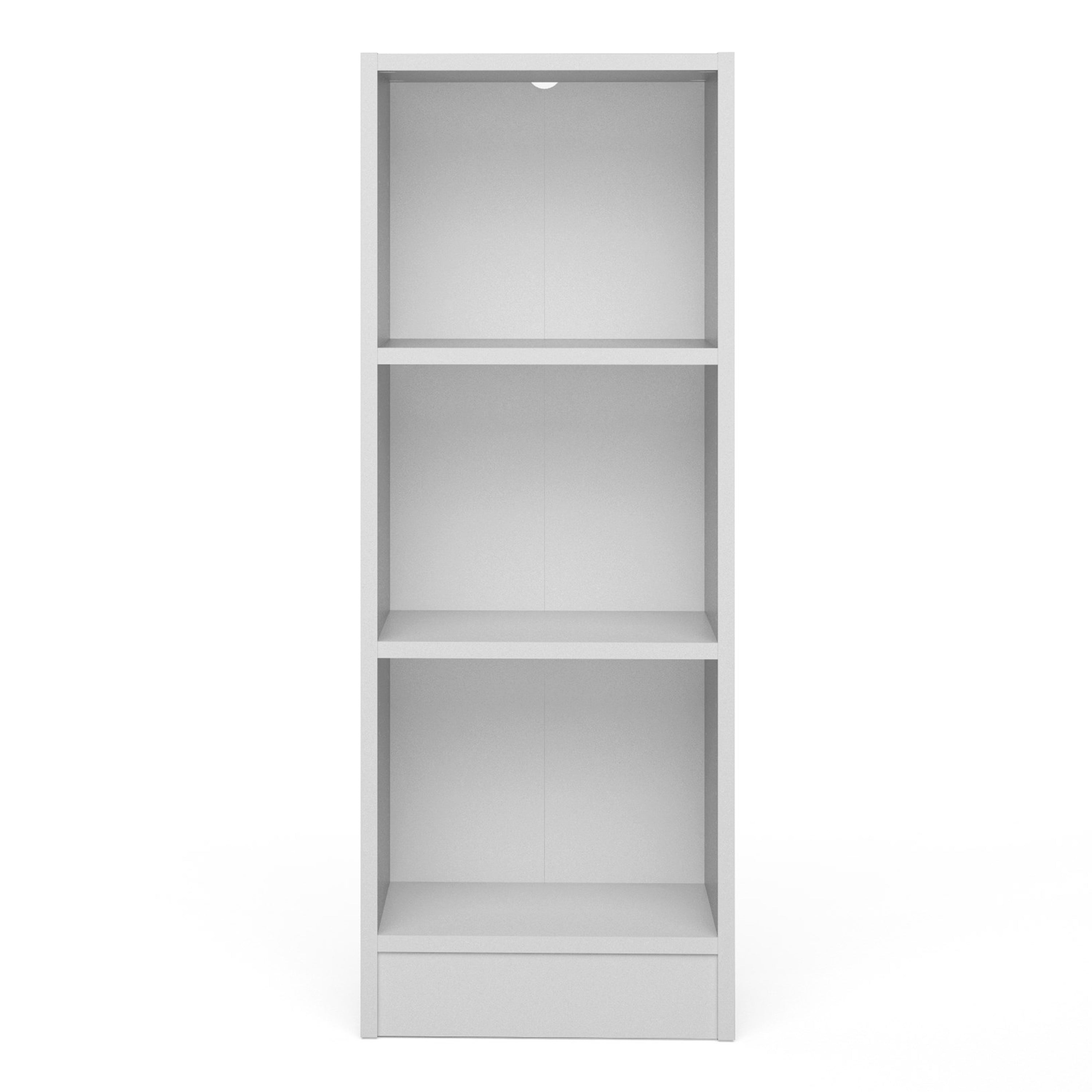 Basic Low Narrow Bookcase (2 Shelves)