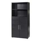 Prima Bookcase 3 Shelves with 2 Doors