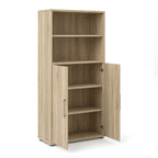 Prima Bookcase 3 Shelves with 2 Doors