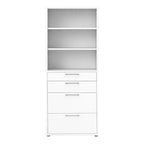 Prima Bookcase 2 Shelves With 2 Drawers 2 File Drawers