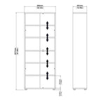 Prima Bookcase 2 Shelves With 2 Drawers 2 File Drawers