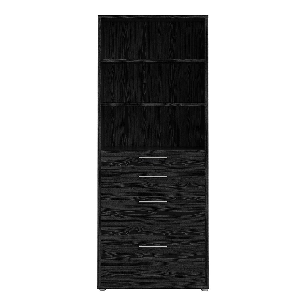 Prima Bookcase 2 Shelves With 2 Drawers 2 File Drawers