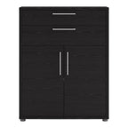 Prima Bookcase 1 Shelf With 2 Drawers 2 Doors