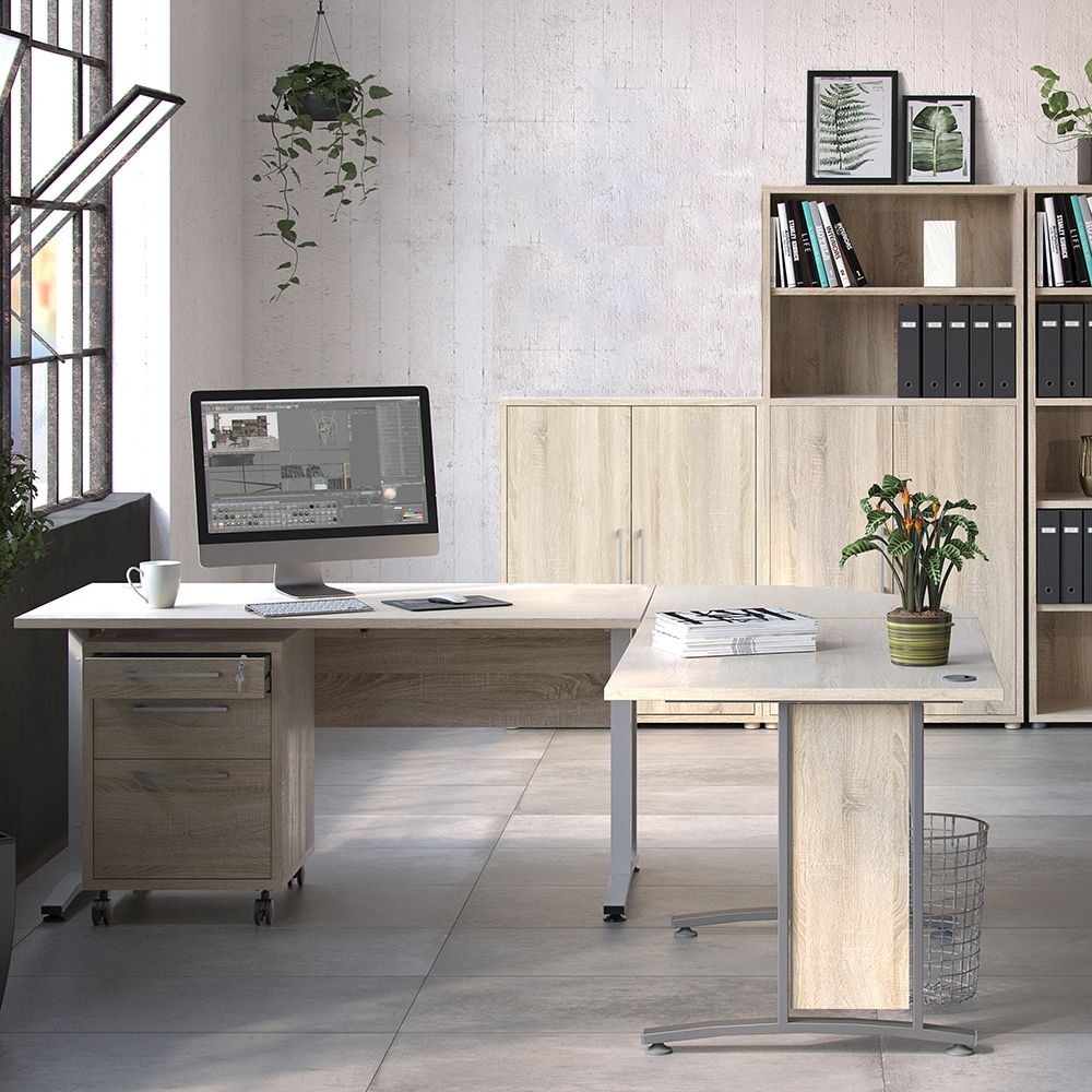 Prima Bookcase 2 Shelves with 2 Doors