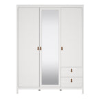 Barcelona Wardrobe with 2 Doors 1 Mirror Door 2 Drawers