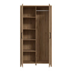 Malte Brun Hallway Wardrobe in Waterford Oak