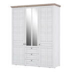 Illoppa Wardrobe in Snowy Oak/Oak Nelson