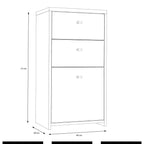Best Chest Storage Cabinet 2 Drawers 1 Door