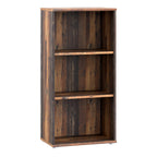 Essential Tall Wide 2 Shelf Bookcase in Vintage Oak