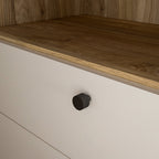 Grafton TV Unit n Cream and Oak