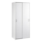 Space Wardrobe 2 Sliding Doors in White