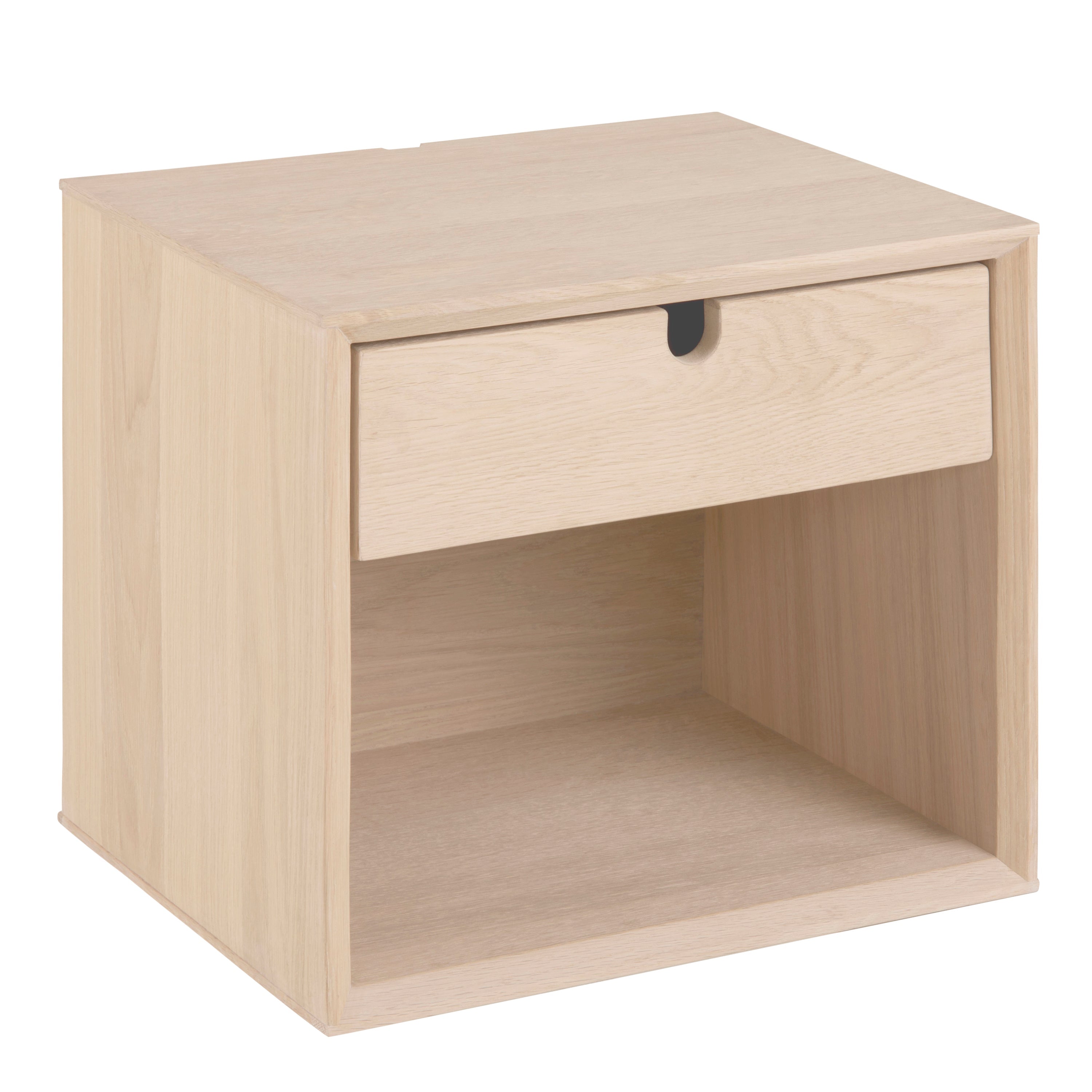 Century 1 Drawer Wall Mounted Bedside Table