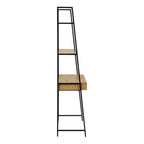 Seaford Bookcase with 1 Drawer in Black and Oak