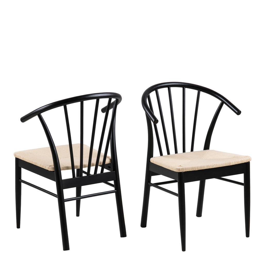 Cassandra Dining Chair with Armrest Set of 2
