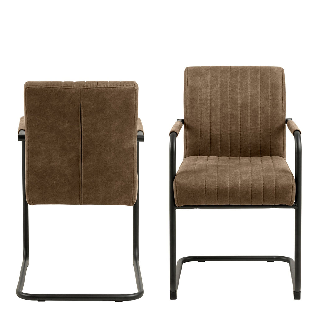 Adele Dining Chair Fabric Set of 2