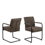 Adele Dining Chair Fabric Set of 2