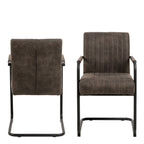 Adele Dining Chair Fabric Set of 2