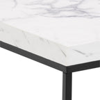 Barossa Coffee Table with White Marble Carrara Top