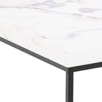 Barossa Coffee Table with White Marble Carrara Top