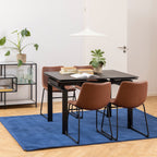 I_Oregon Dining Chair with Cream Stitching, Set of 2.