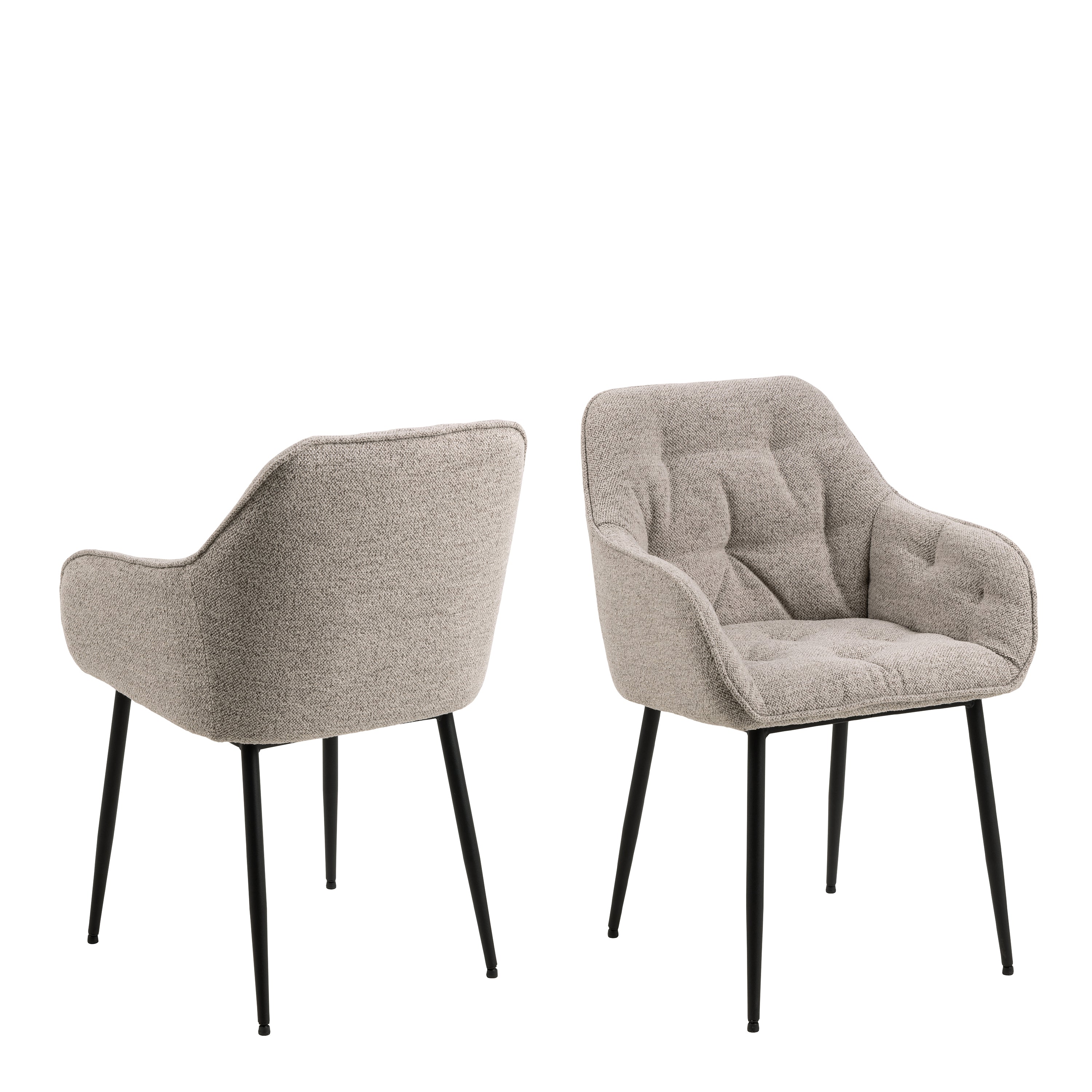 Brooke Dining Chair with Armrest Set of 2