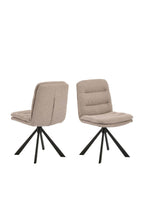 Dean Beige Swivel Dining Chair Set of 3