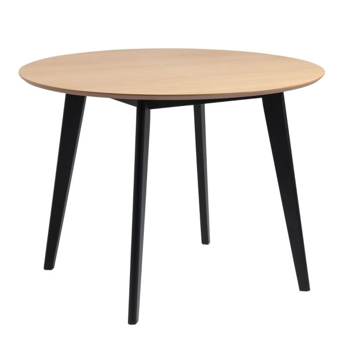Roxby Dining Table in Oak & Black