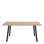 Cenny Dining Table in Oak & Black