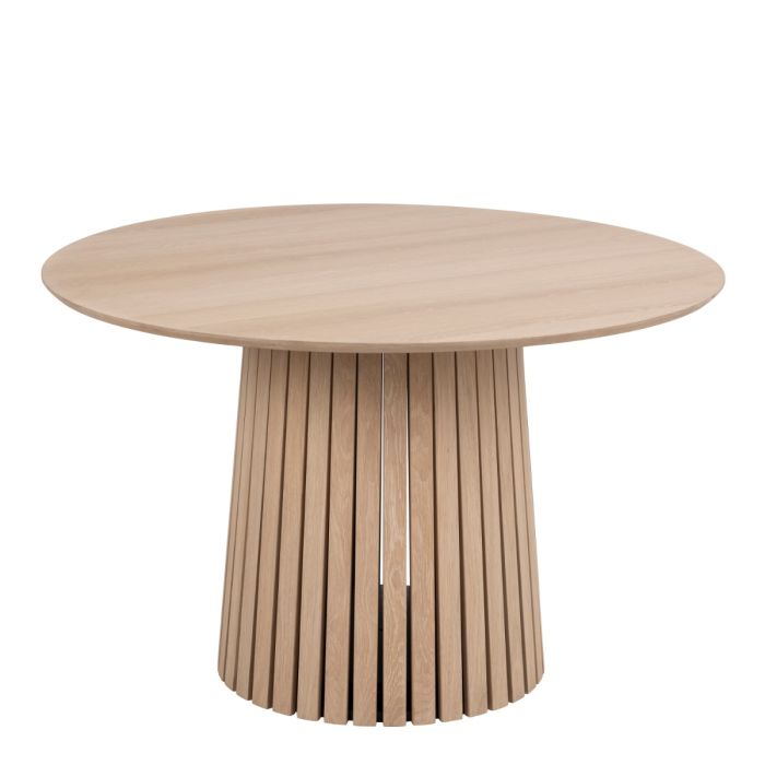 Christo Round Dining Table in Oak