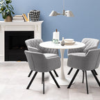 Malta Ceramic Round Dining Table