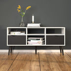 Oslo TV Unit Wide 2 Drawers 4 Shelves