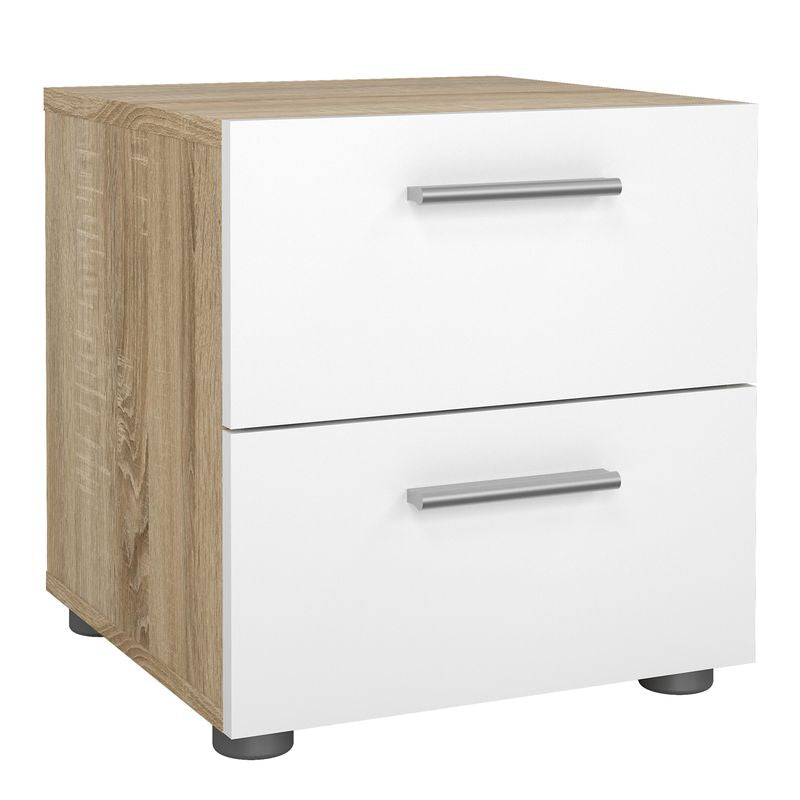 Pepe Package - Bedside 2 Drawers + Chest of 4 Drawers + Wardrobe with 2 Doors