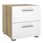 Pepe Package - Bedside 2 Drawers + Chest of 4 Drawers + Wardrobe with 2 Doors