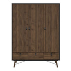 Ry Wardrobe 3 Doors 3 Drawers