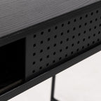 Angus Office Desk with Sliding Door