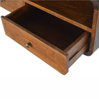 Floating Chestnut Open Console