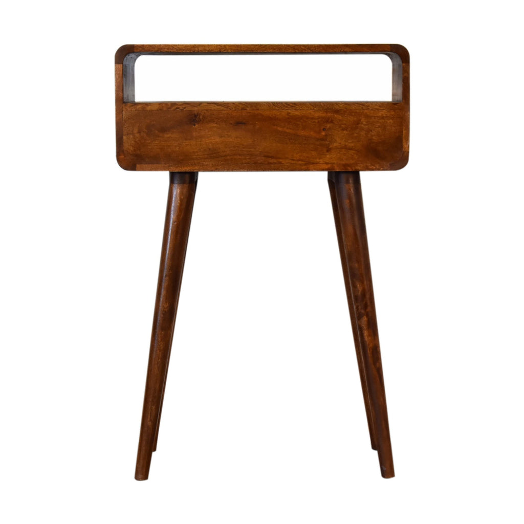 Mini Chestnut Console Tables