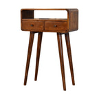 Mini Chestnut Console Tables