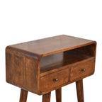 Mini Chestnut Console Tables
