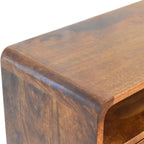 Mini Chestnut Console Tables