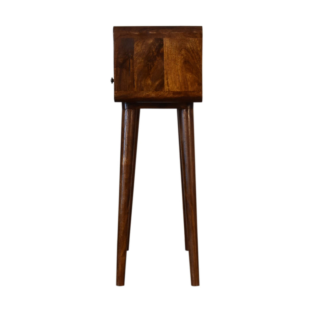 Mini Chestnut Console Tables
