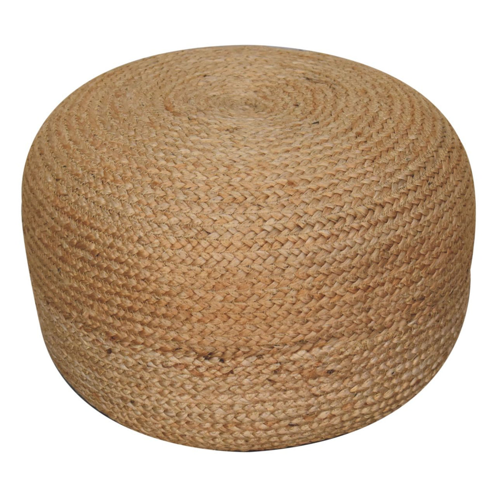 Natural Jute Pouffe